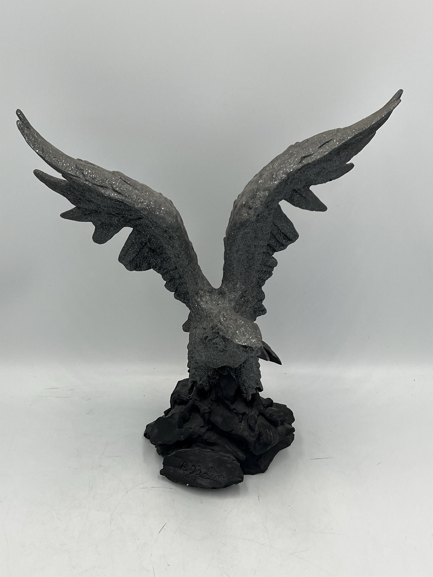Vintage Eagle sculpture. Handmade and Signed