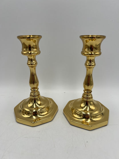 Ceramic Candlestick Holder Signed Art Pottery