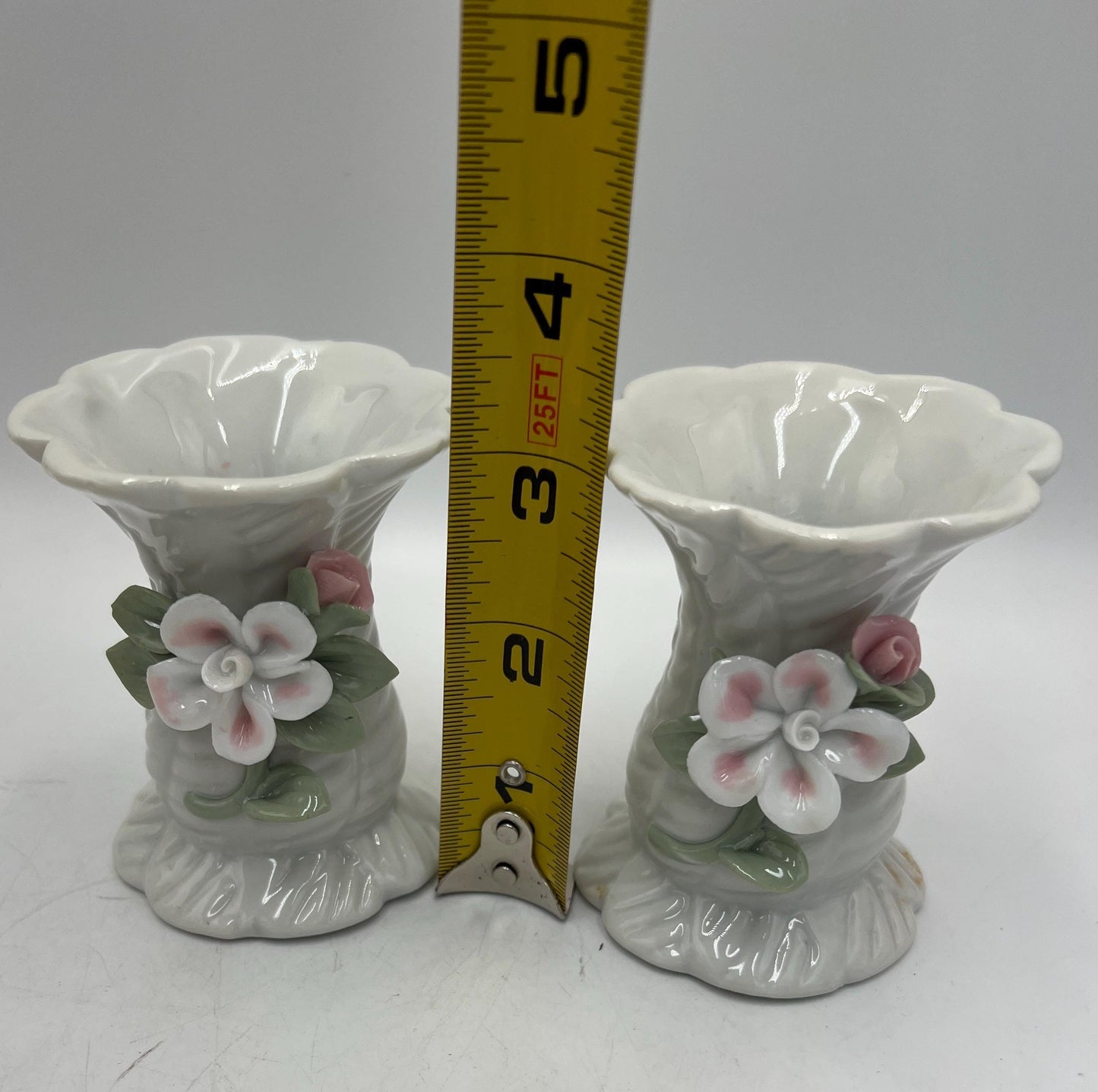 Ceramic Candlestick Holder Signed Art Pottery