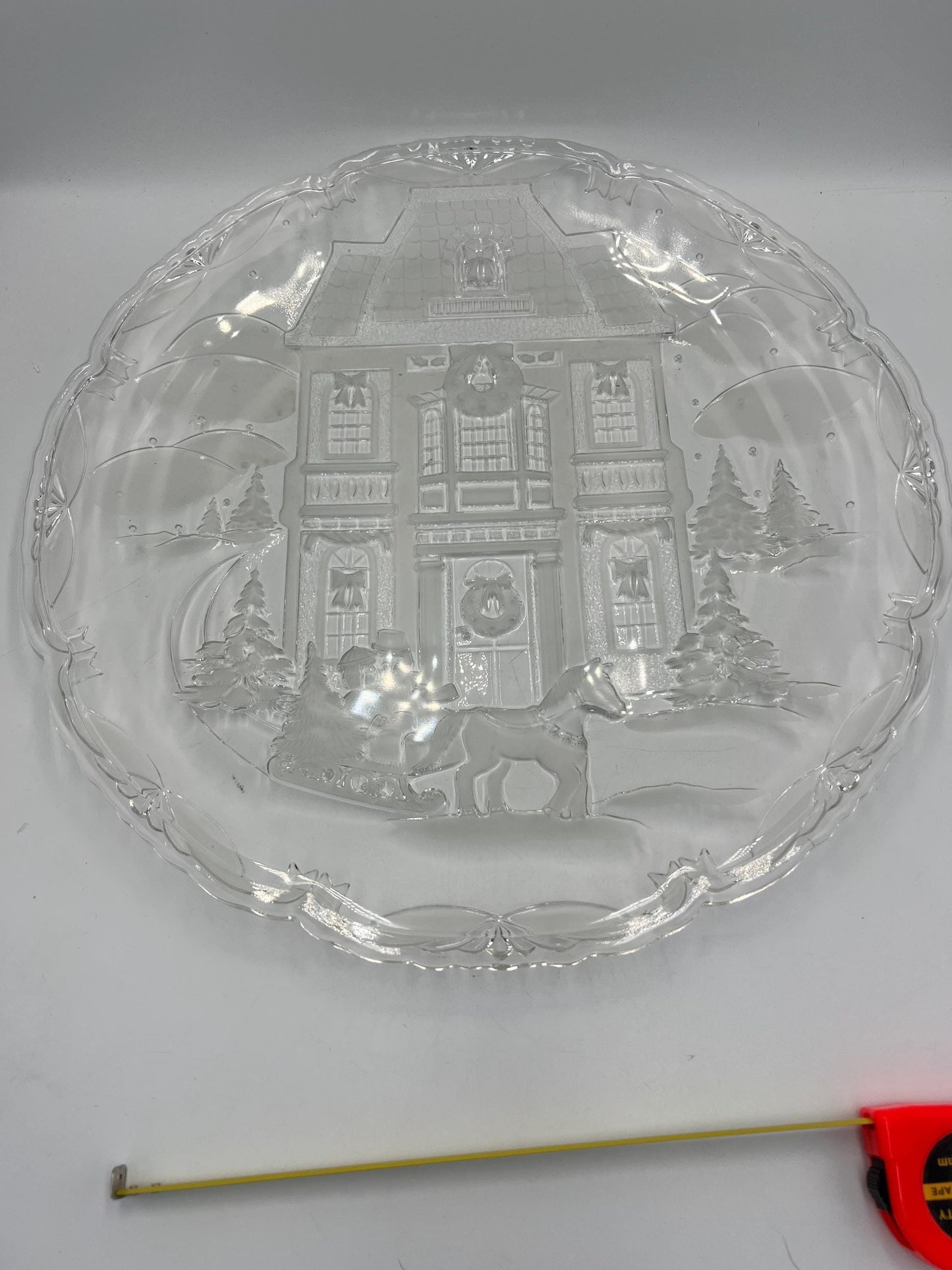Vintage Winter Wonderland Hostess Plate 15" Mikasa in Box
