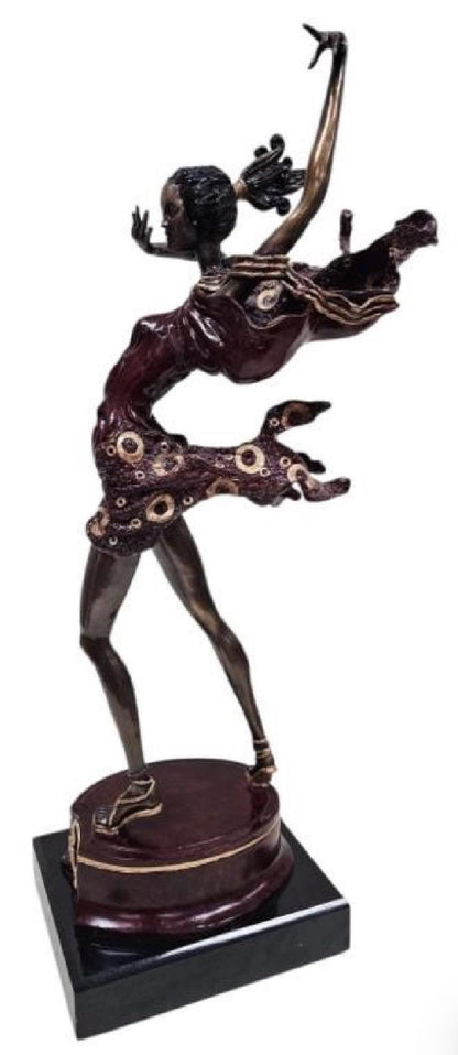 Sergey Kazaryn Fiery Dancer Orig. Bronze Sculpture