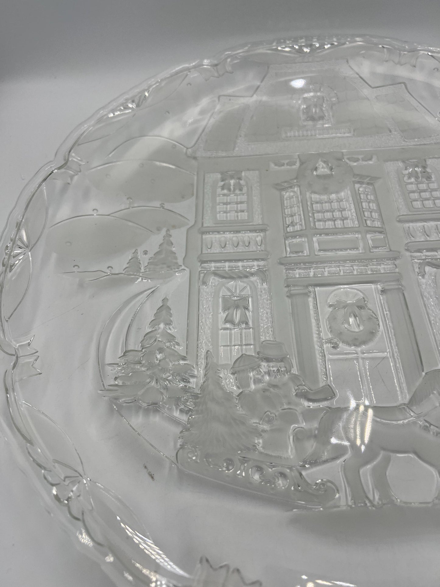 Vintage Winter Wonderland Hostess Plate 15" Mikasa in Box