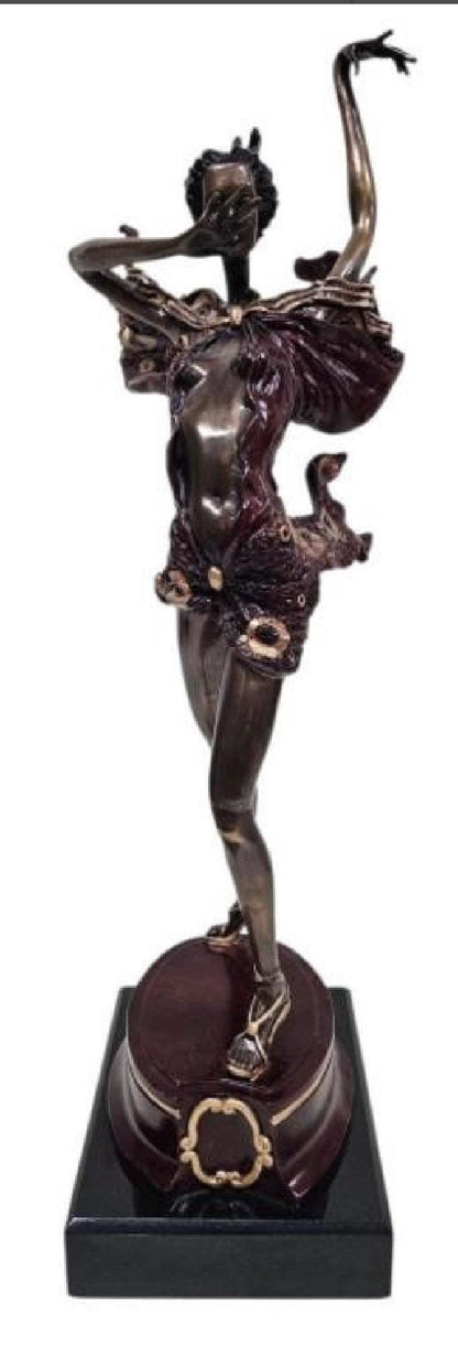 Sergey Kazaryn Fiery Dancer Orig. Bronze Sculpture