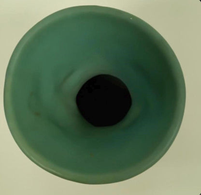 Van Briggle Pottery Vase, Ming Blue Tulip, Matte Glaze (5 Inch)