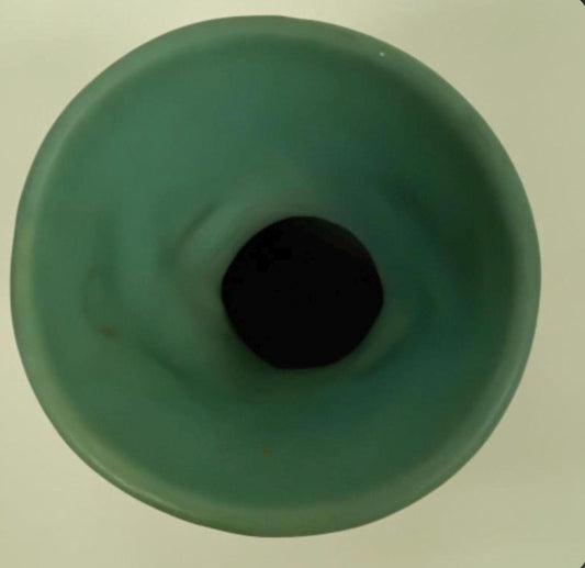 Van Briggle Pottery Vase, Ming Blue Tulip, Matte Glaze (5 Inch)