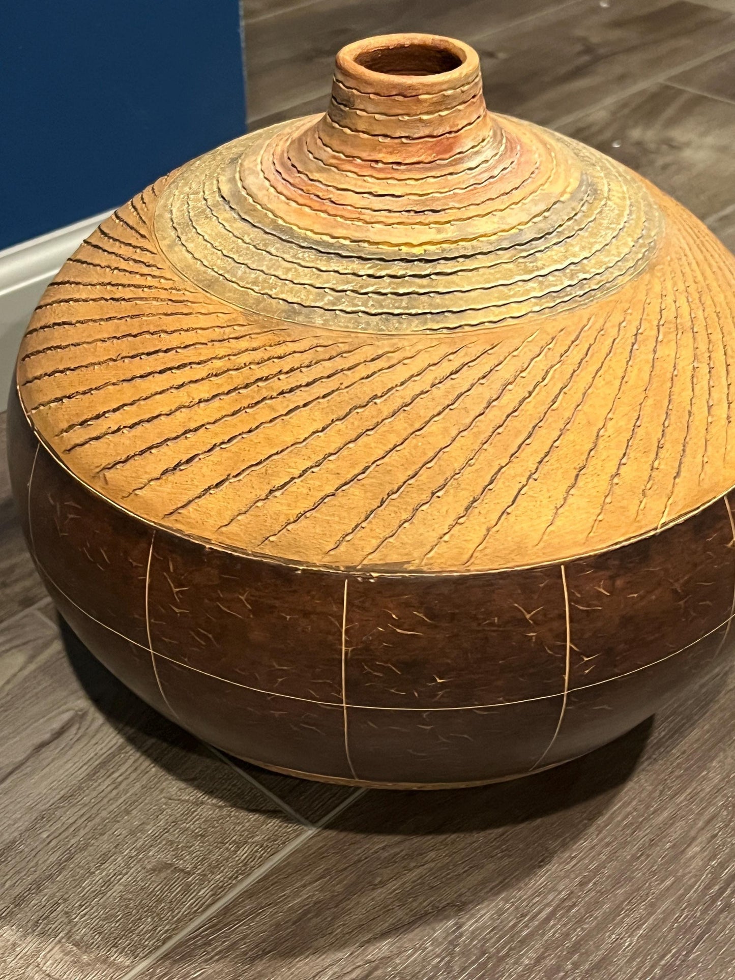Ceramic Vase: Filipino Artisan Pottery - Unique Home Accent