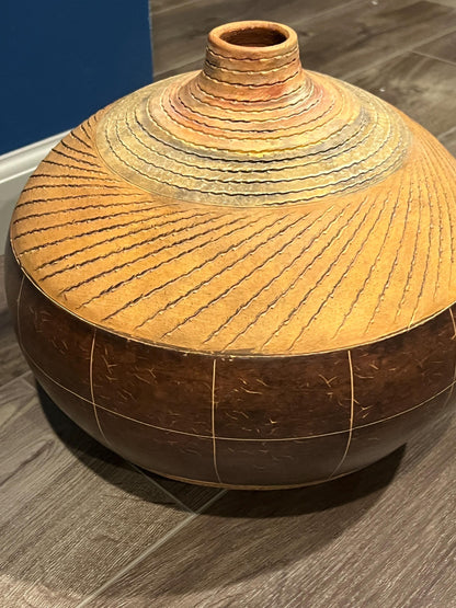 Ceramic Vase: Filipino Artisan Pottery - Unique Home Accent