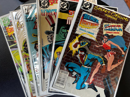 Secret Origins DC Comics Lot (1987-88): Bronze Age Key Issues