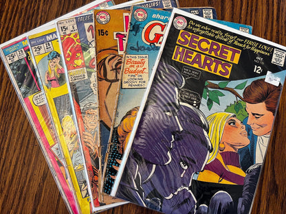 Vintage DC & Marvel Romance Comics Lot | My Love, Girls' Love, Heart Throbs, Secret Hearts | 1960-1970s Silver Bronze Age
