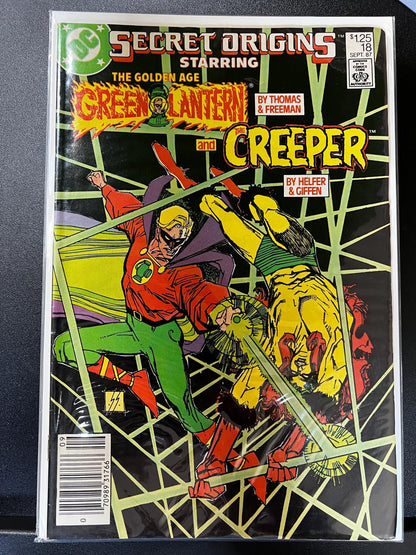 Secret Origins DC Comics Lot (1987-88): Bronze Age Key Issues