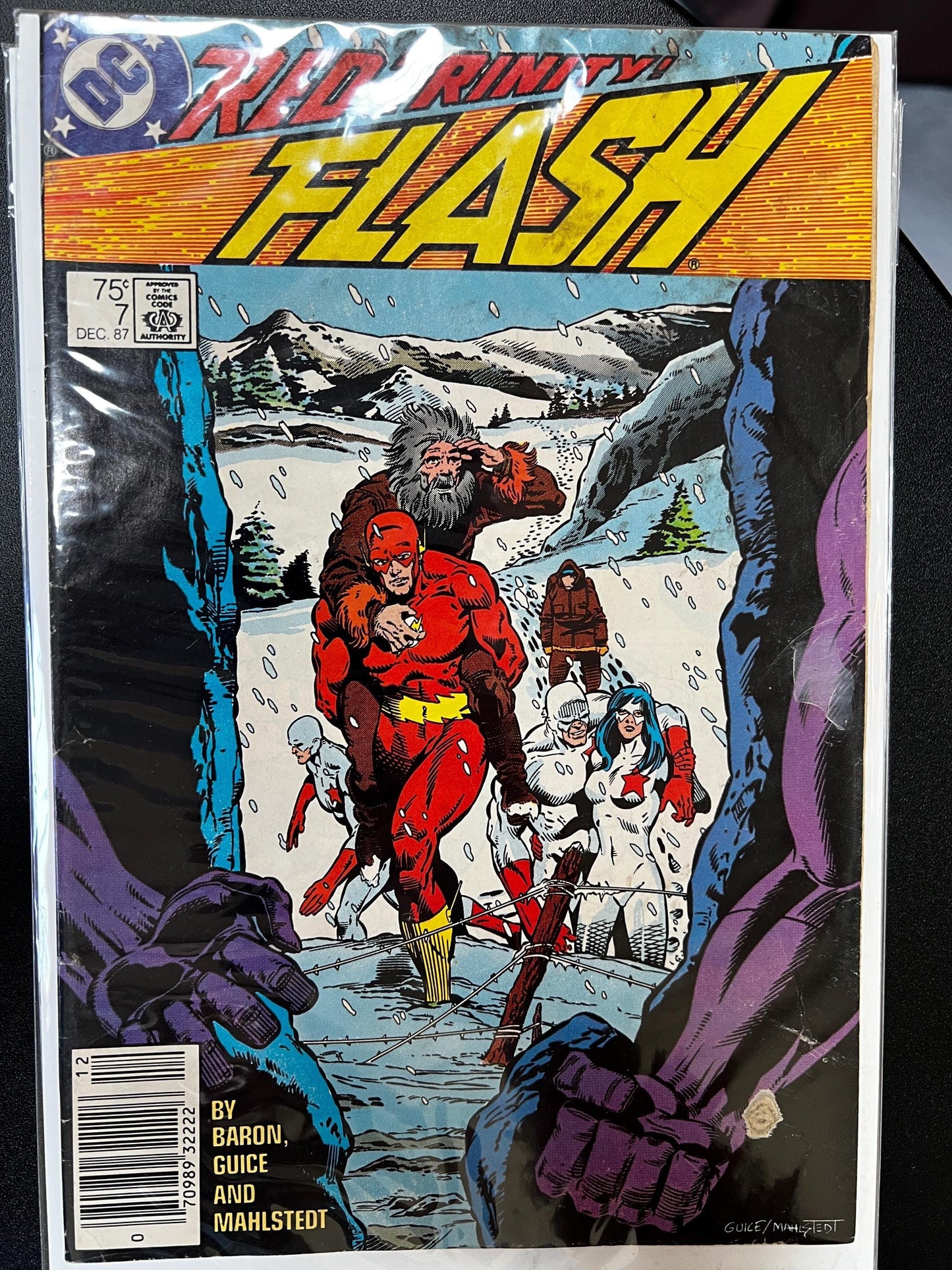 The Flash Comic Book Lot (10 Issues): Copper Age Wally West Collection