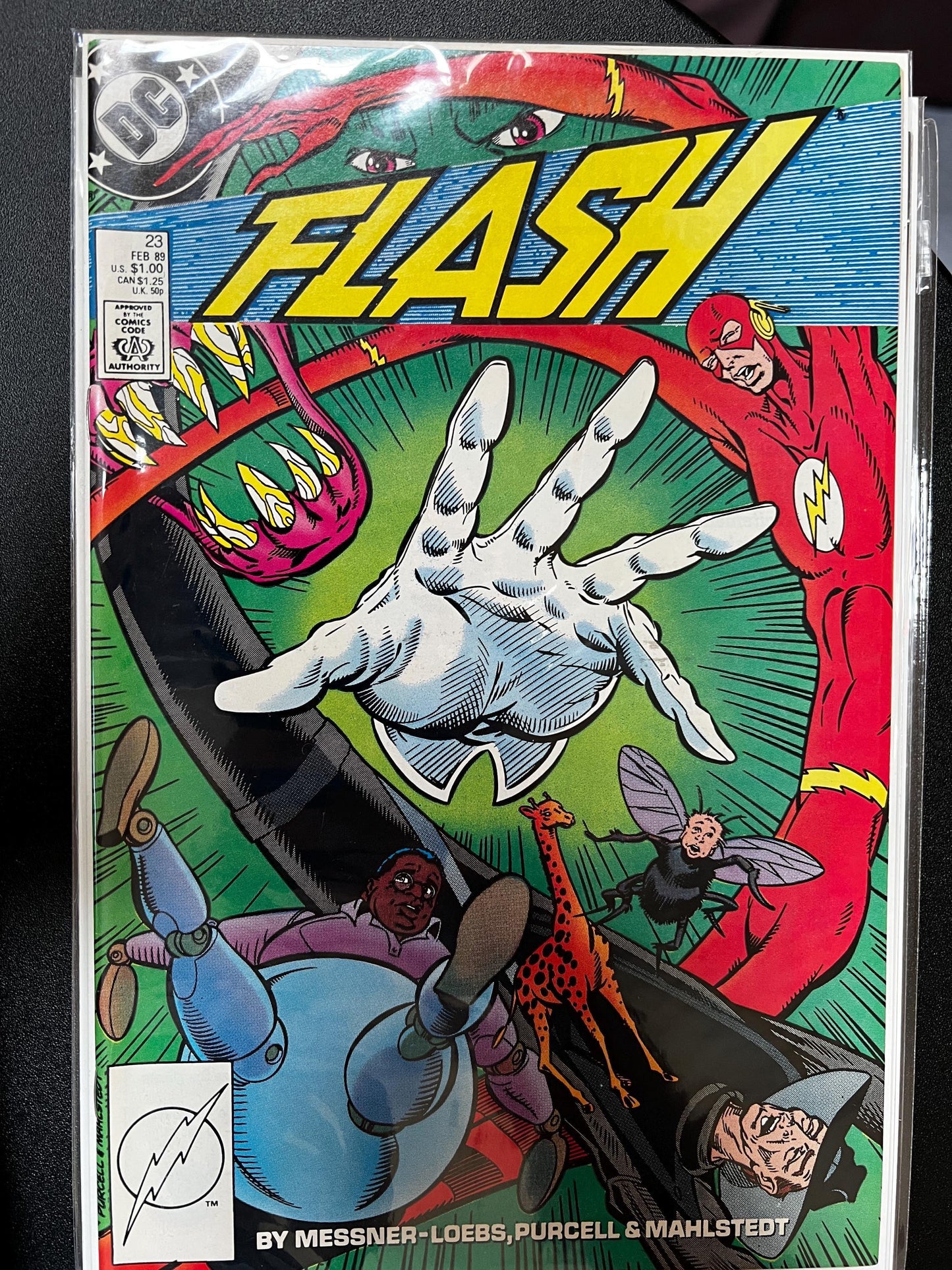 The Flash Comic Book Lot (10 Issues): Copper Age Wally West Collection
