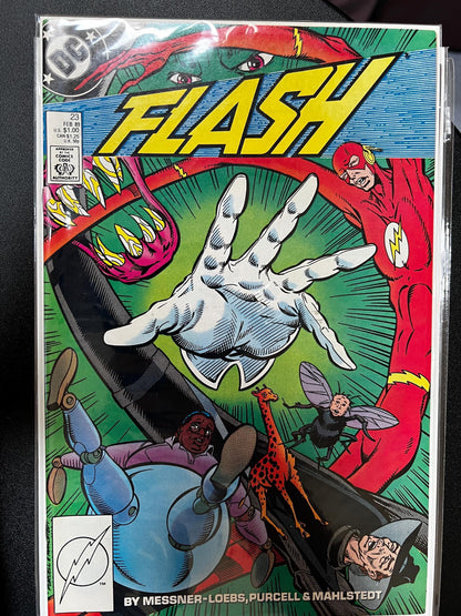 The Flash Comic Book Lot (10 Issues): Copper Age Wally West Collection
