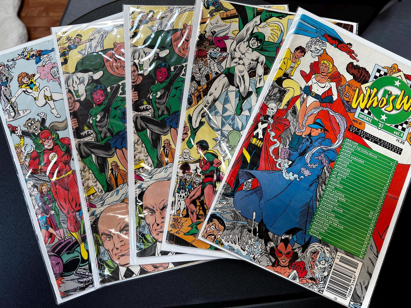 Who's Who DC Comics Update '87: Copper Age Encyclopedia, Character Bios