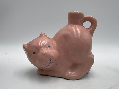 Vintage Cat Planters and Mini Bottles (Blue, Pink, Yellow, 3-4in)