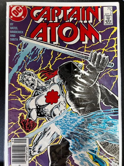 Captain Atom Comic Book Lot (7 Issues): DC Copper Age, Firestorm, Plastique Cover