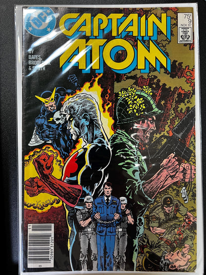 Captain Atom Comic Book Lot (7 Issues): DC Copper Age, Firestorm, Plastique Cover