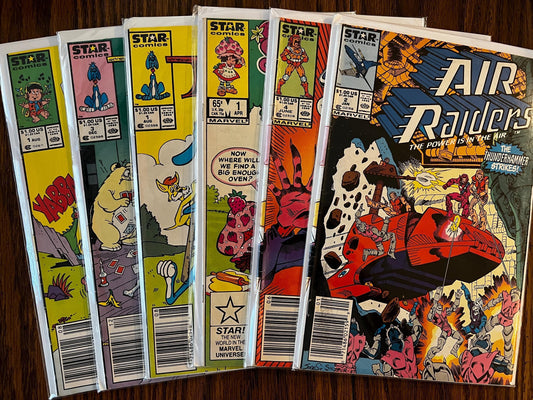 Vintage Star Comics Lot of 6 First Issues | Top Dog, Planet Terry, Wally the Wizard, Peter Porker, Get Along Gang, Royal Roy