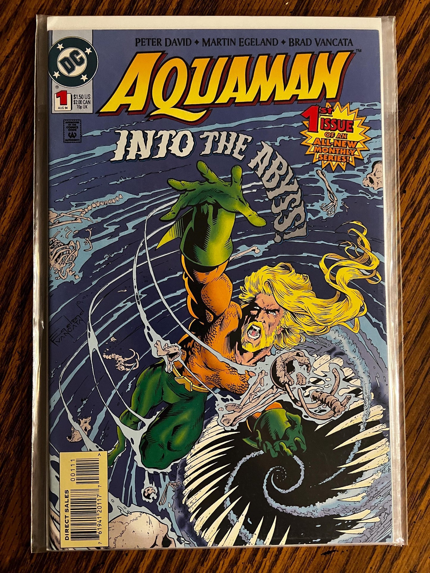 Aquaman Comic Book Run Aug 1994–Apr 1997 | Issues #1–2, 4–11, 13–29 & #31 | DC Comics
