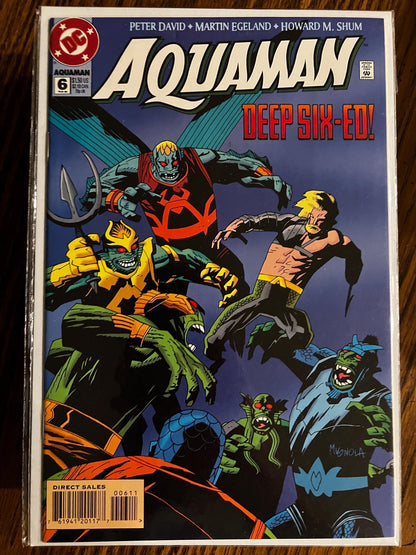 Aquaman Comic Book Run Aug 1994–Apr 1997 | Issues #1–2, 4–11, 13–29 & #31 | DC Comics