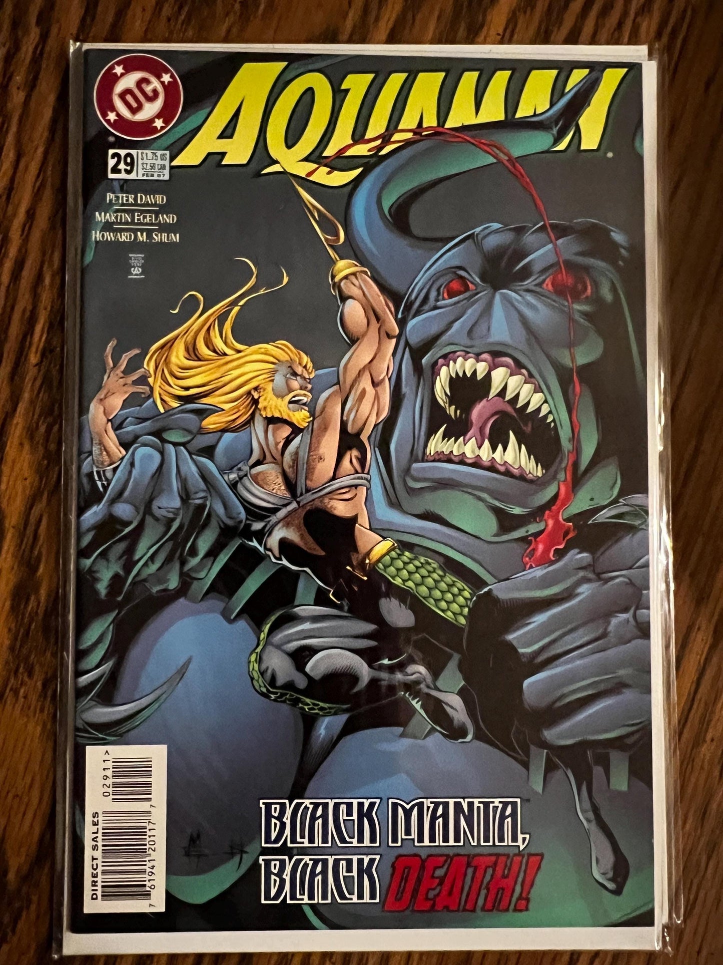 Aquaman Comic Book Run Aug 1994–Apr 1997 | Issues #1–2, 4–11, 13–29 & #31 | DC Comics