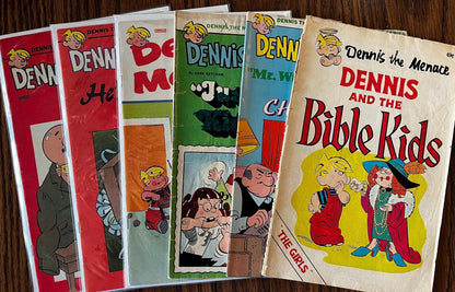 Vintage Dennis the Menace Comic Book Lot: 1977 Fawcett Bronze Age Humor