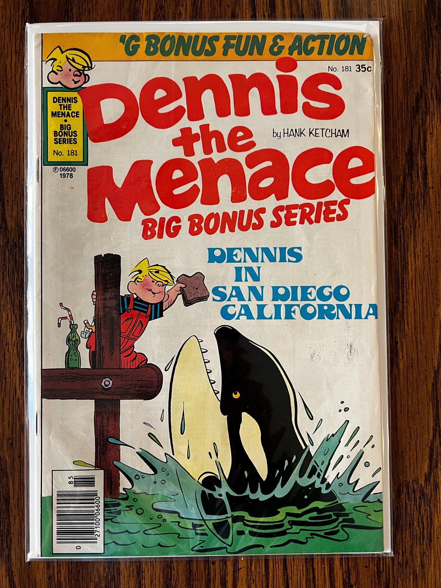 Vintage Dennis the Menace Comic Book Lot: 1978 Fawcett Series