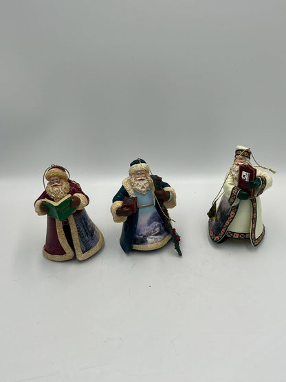 Thomas Kinkade Santa Figurine - Old World Village, 9 Inch
