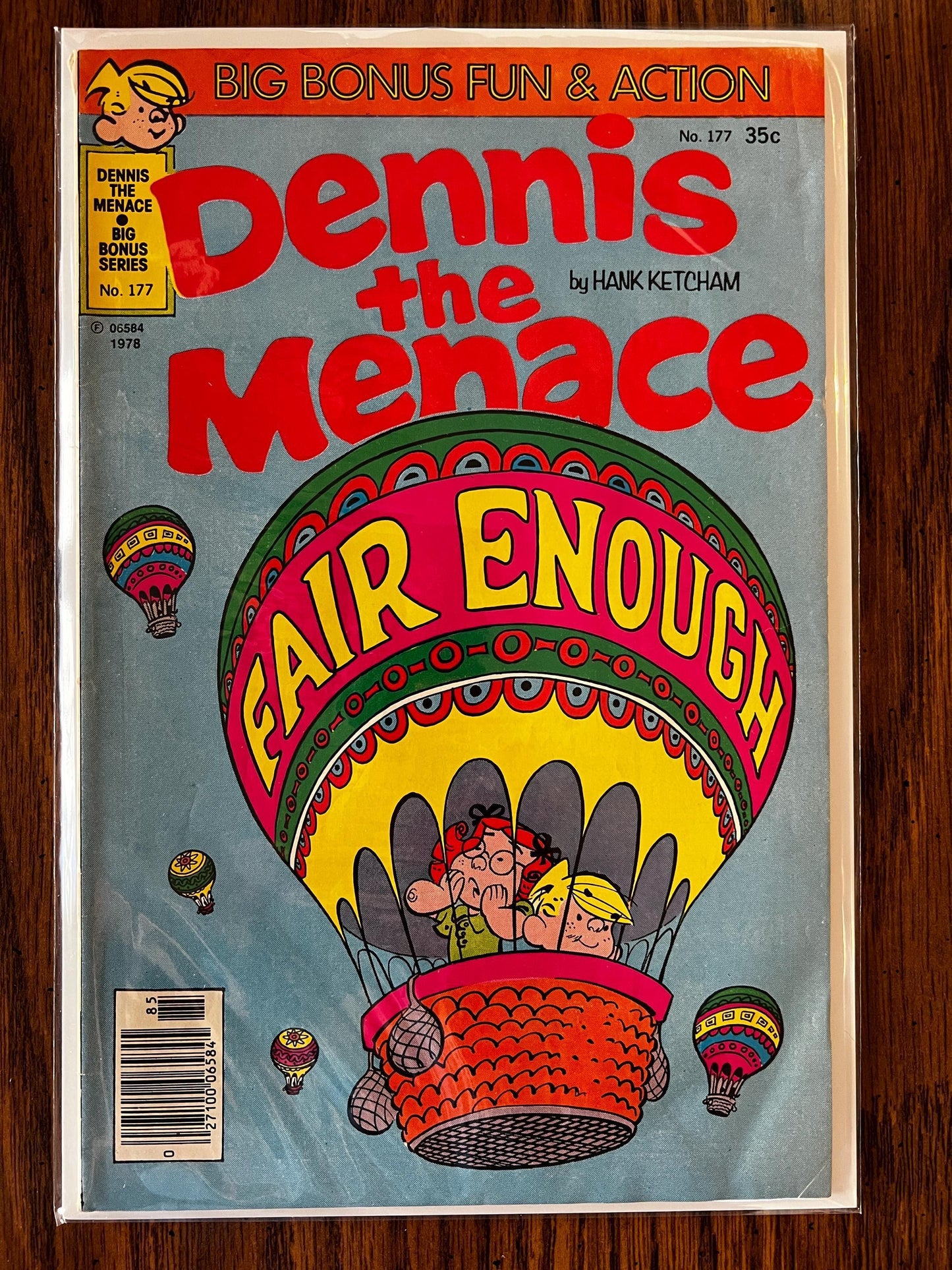 Vintage Dennis the Menace Comic Book Lot: 1978 Fawcett Series