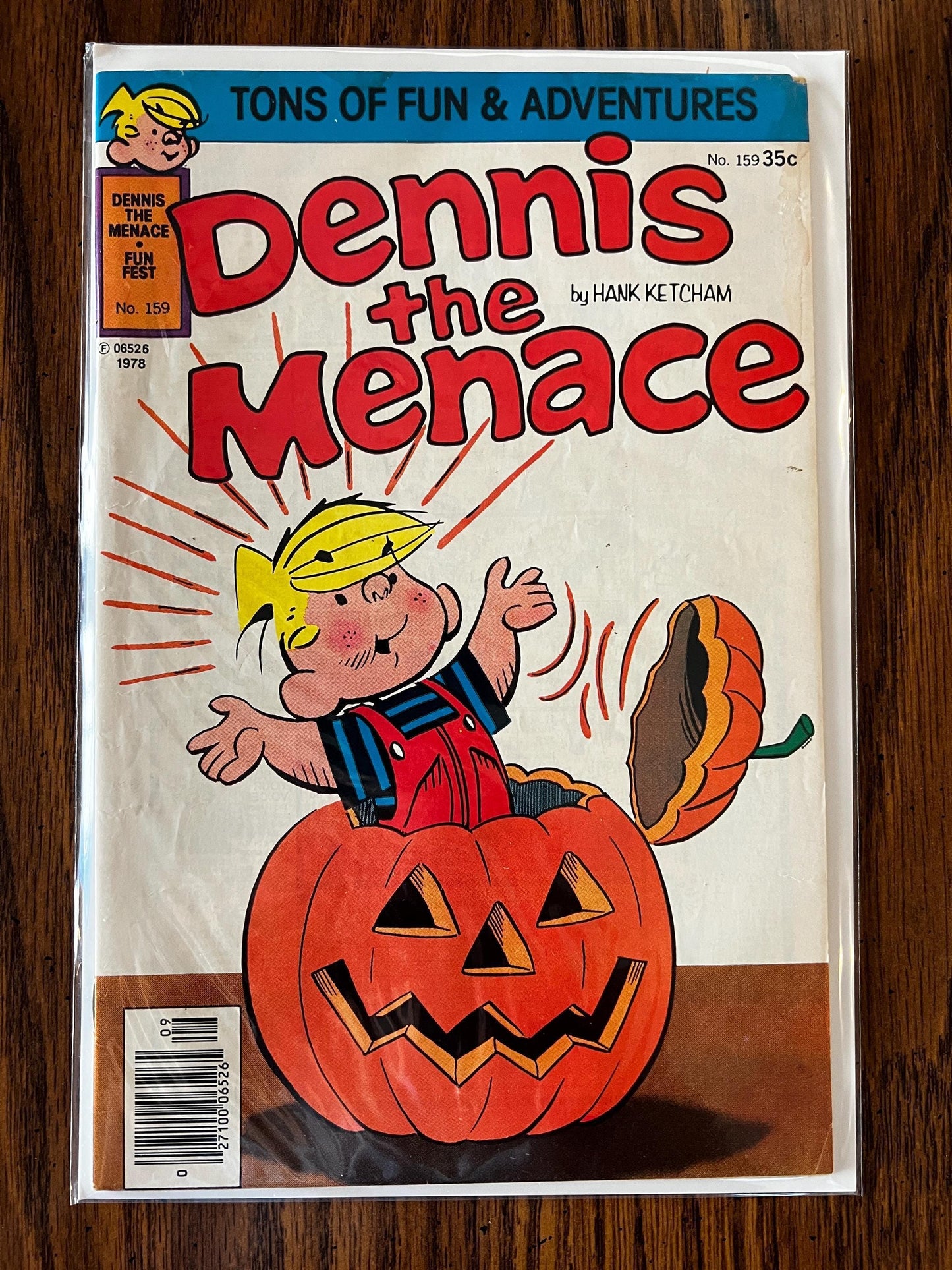 Vintage Dennis the Menace Comic Book Lot: 1978 Fawcett Series