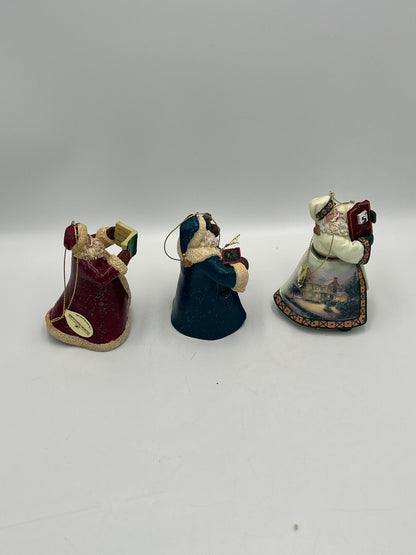 Thomas Kinkade Santa Figurine - Old World Village, 9 Inch
