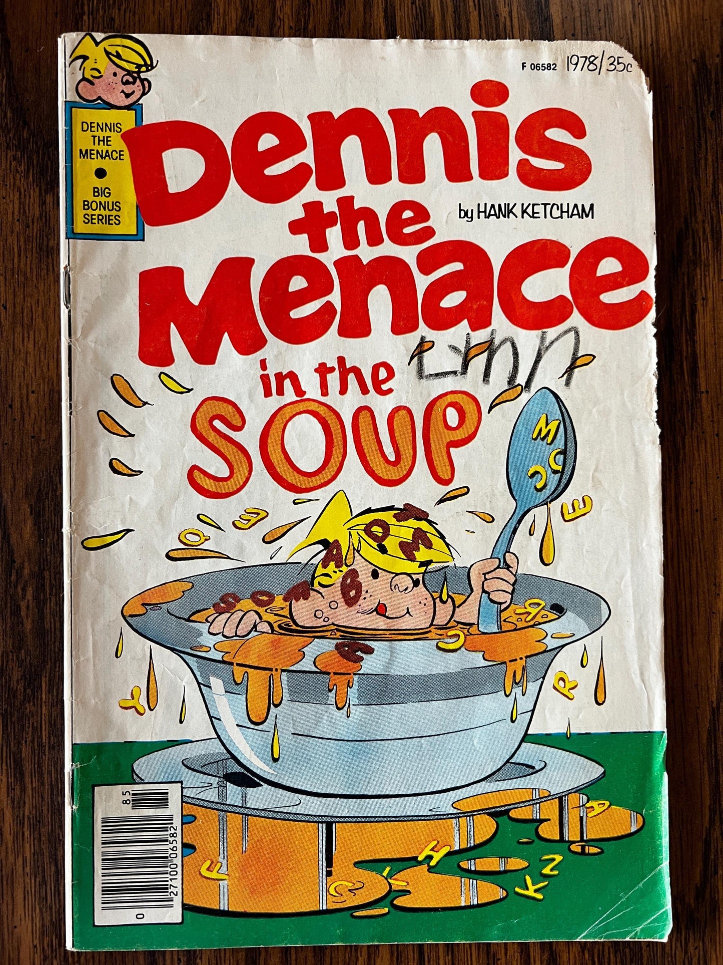 Vintage Dennis the Menace Comic Book Lot: 1978 Fawcett Series