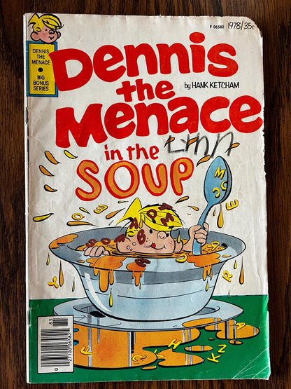 Vintage Dennis the Menace Comic Book Lot: 1978 Fawcett Series