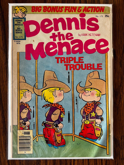 Vintage Dennis the Menace Comic Book Lot: 1978 Fawcett Series