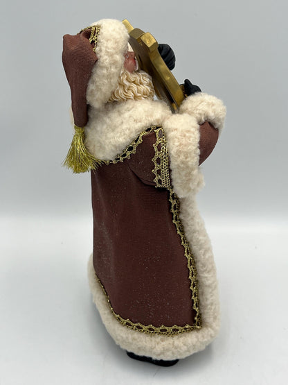 Thomas Kinkade Santa Figurine - Old World Village, 9 Inch