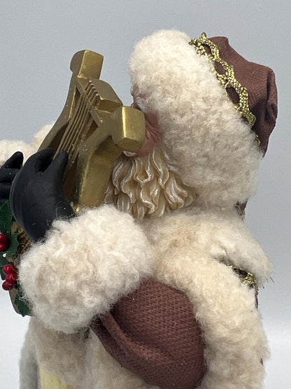 Thomas Kinkade Santa Figurine - Old World Village, 9 Inch