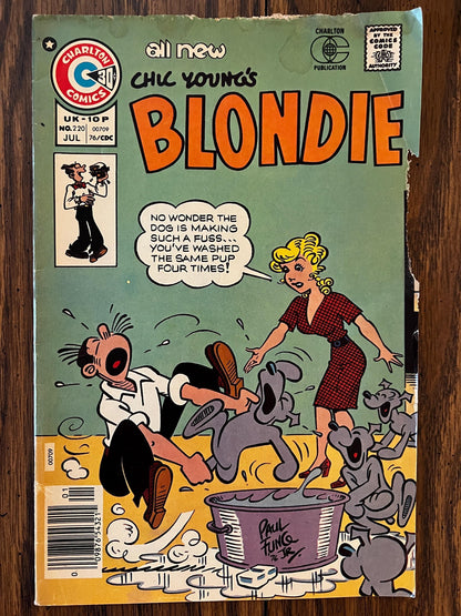 Vintage Charlton Comics Lot: Blondie, Flintstones, Beetle Bailey