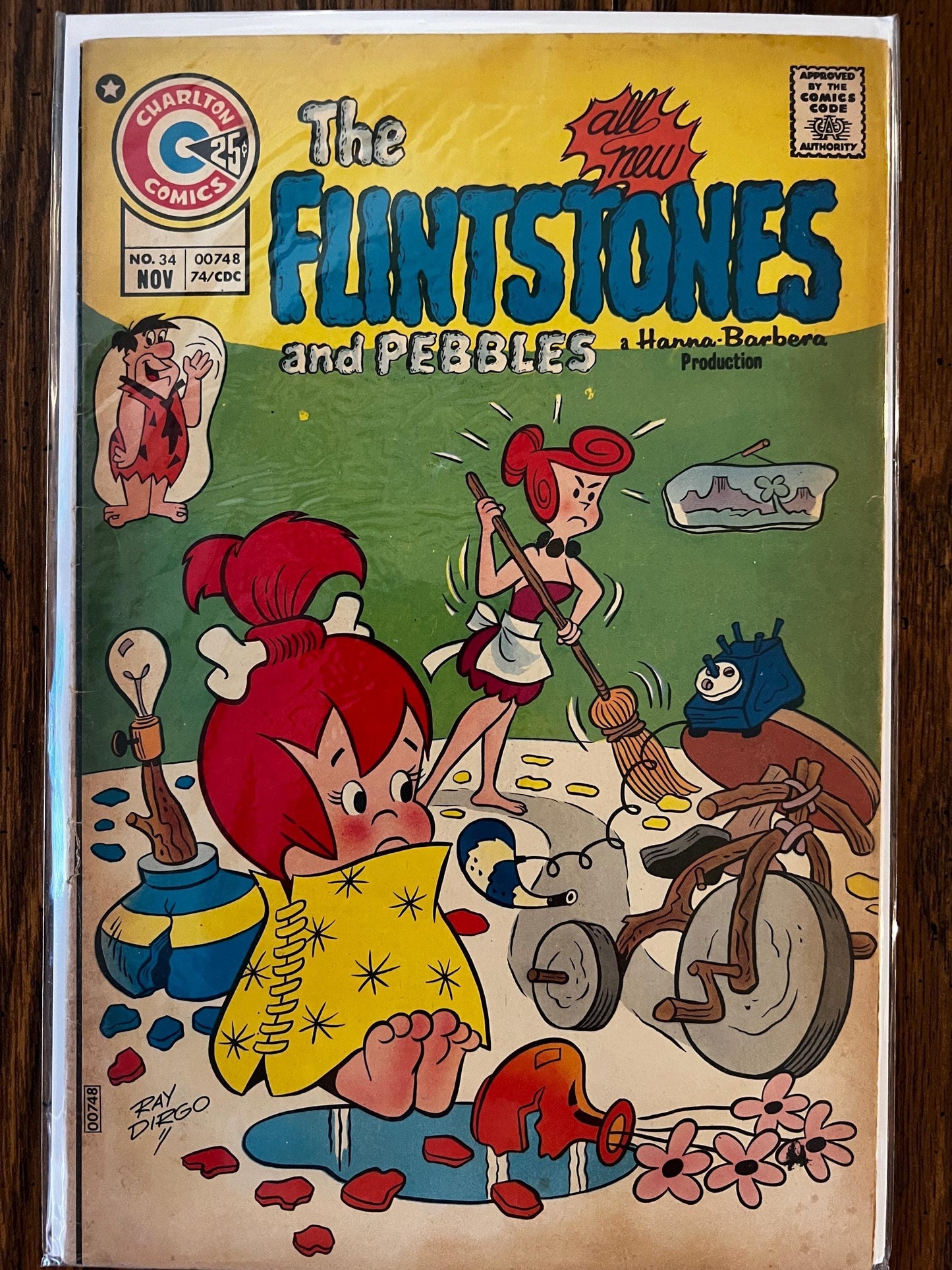 Vintage Charlton Comics Lot: Blondie, Flintstones, Beetle Bailey