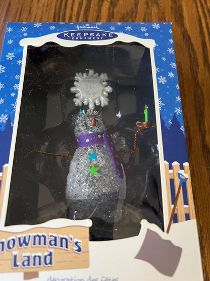 Hallmark Keepsake Ornaments from the Snowman's Land collection, New In Box
