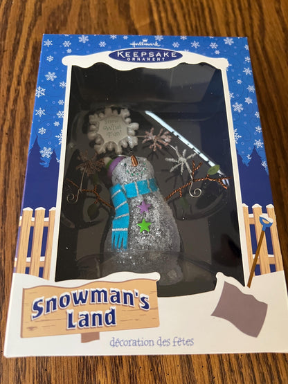 Hallmark Keepsake Ornaments from the Snowman's Land collection, New In Box