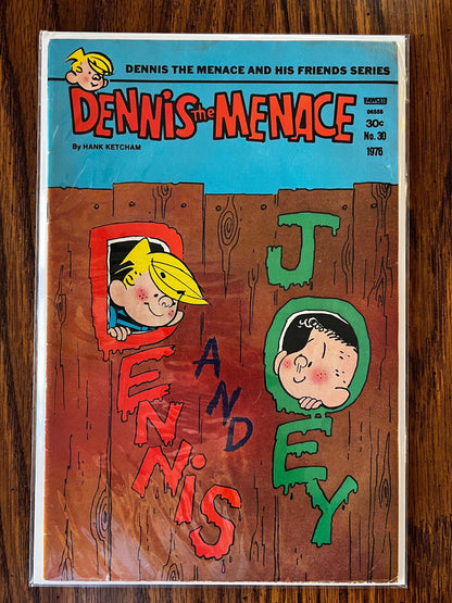 Vintage Dennis the Menace Comic Book Lot (7) - 1970s Fawcett