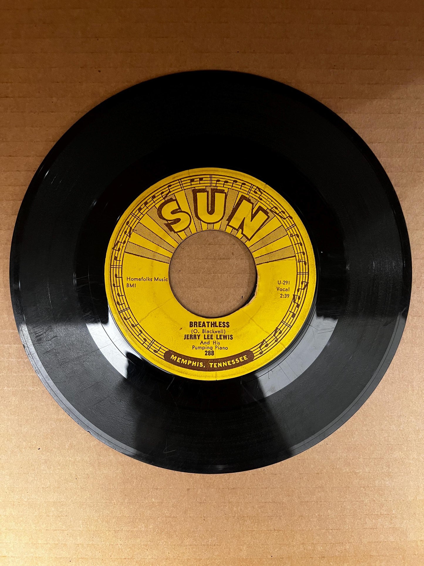 Rare 1950s Rock & Roll 45 Lot - Sun Records, Specialty, Brunswick, Nasco - 13 Records