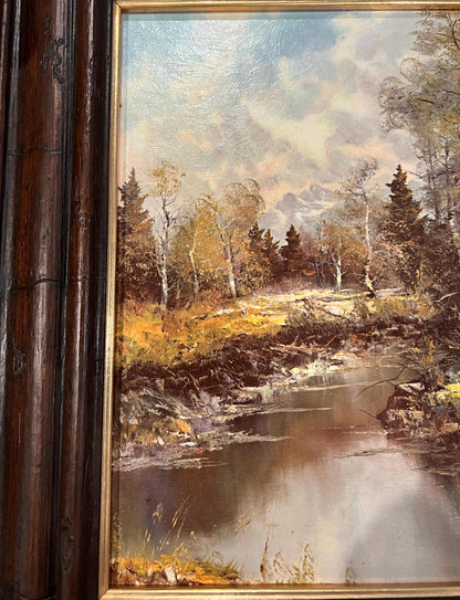 Framed Paintings from Turner Accessories  - 'Emblems of Peace' still life and 'Sylvan Solitude' landscape