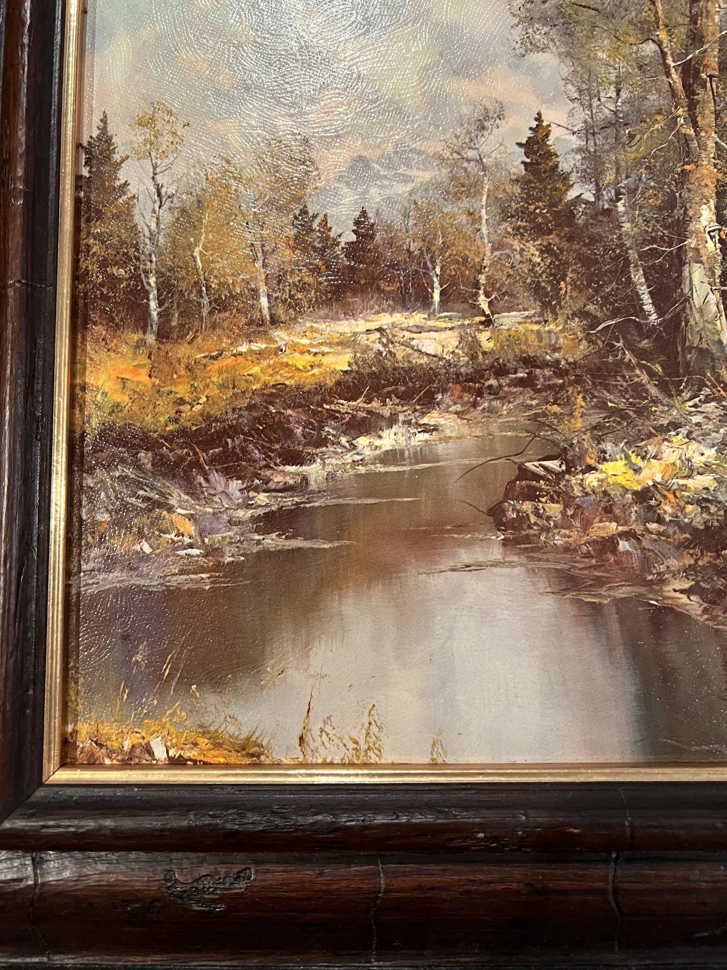 Framed Paintings from Turner Accessories  - 'Emblems of Peace' still life and 'Sylvan Solitude' landscape