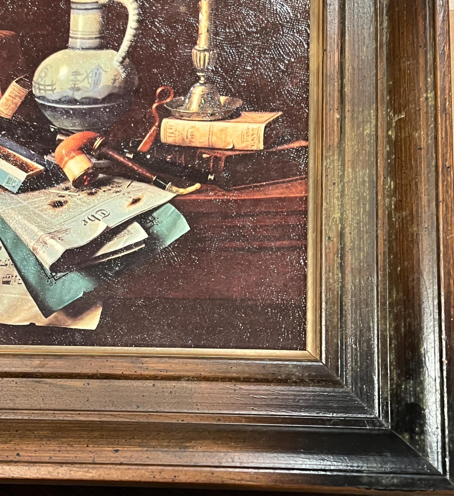 Framed Paintings from Turner Accessories  - 'Emblems of Peace' still life and 'Sylvan Solitude' landscape