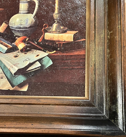 Framed Paintings from Turner Accessories  - 'Emblems of Peace' still life and 'Sylvan Solitude' landscape