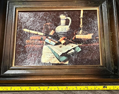 Framed Paintings from Turner Accessories  - 'Emblems of Peace' still life and 'Sylvan Solitude' landscape