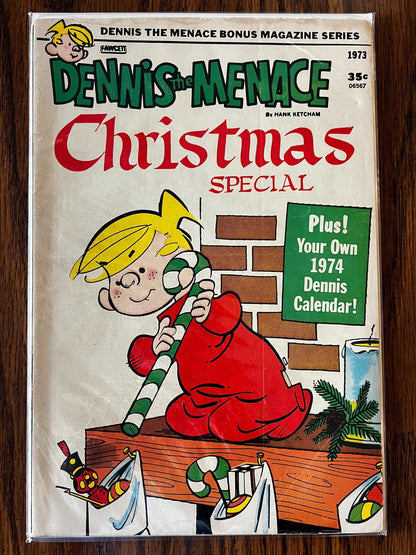 Vintage Dennis the Menace Comic Lot (6 Issues, 1971-1973) | Fawcett Bonus Magazine Series & Specials