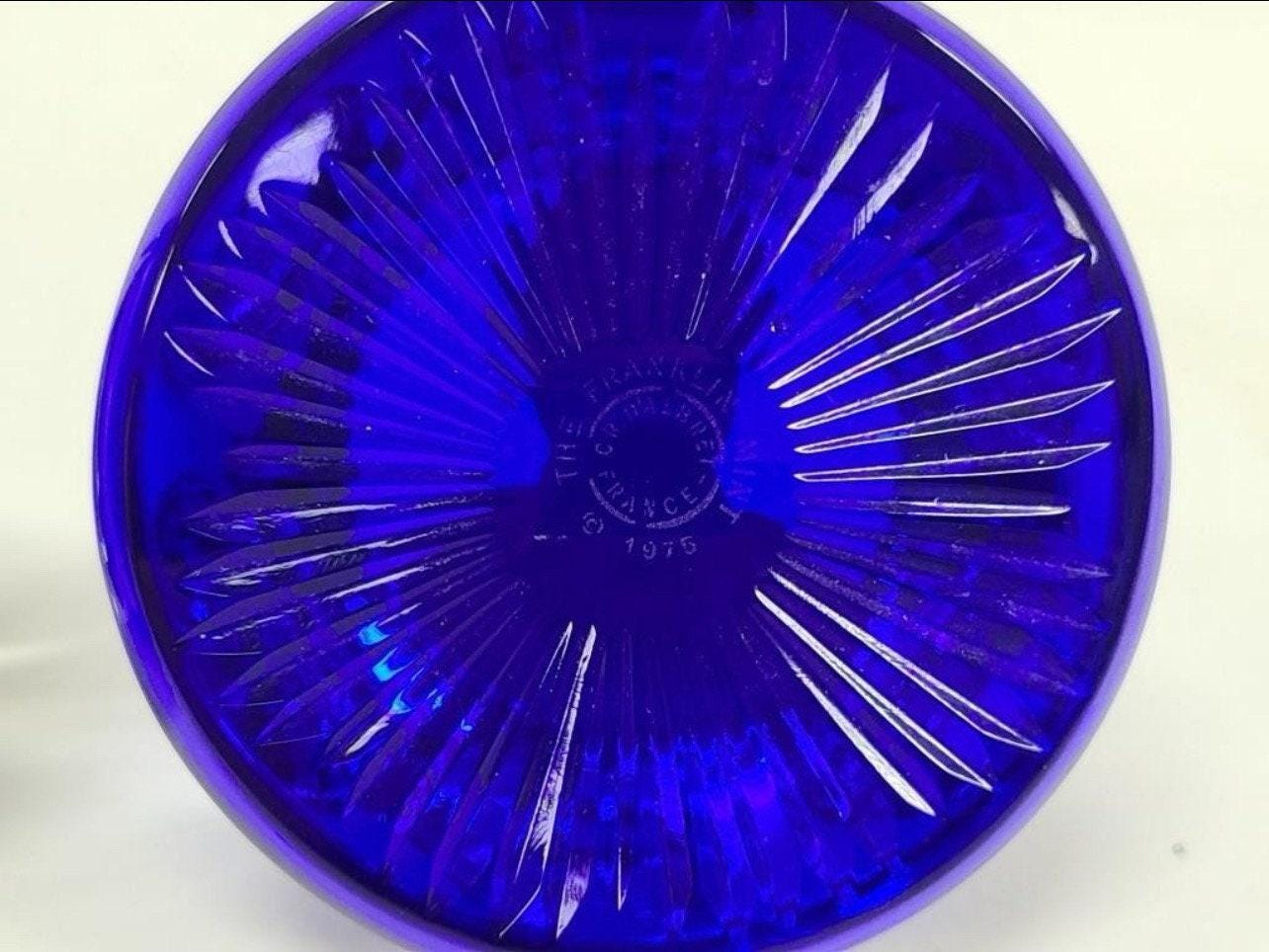 Franklin Mint Bicentennial Cameos in Crystal, John Paul Jones & Admiral de Grasse