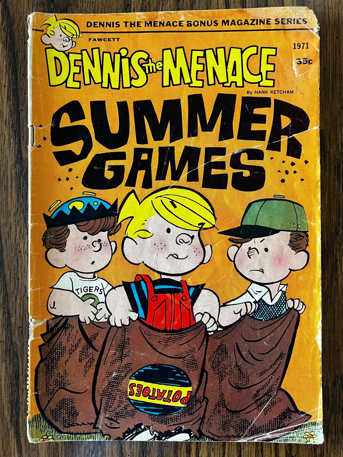 Vintage Dennis the Menace Comic Lot (6 Issues, 1971-1973) | Fawcett Bonus Magazine Series & Specials